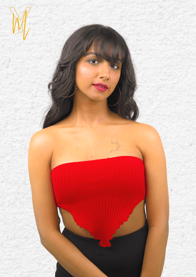 Red Corset Top - Yellow Molly